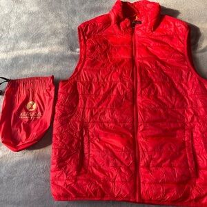 Xersion Vibrant Red Quilted Vest